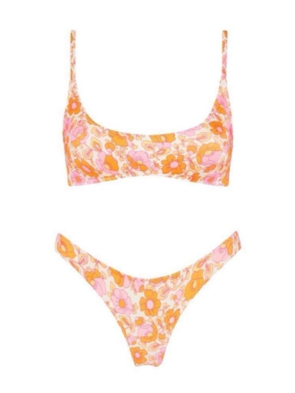 Triangl mica floral swimsuit set